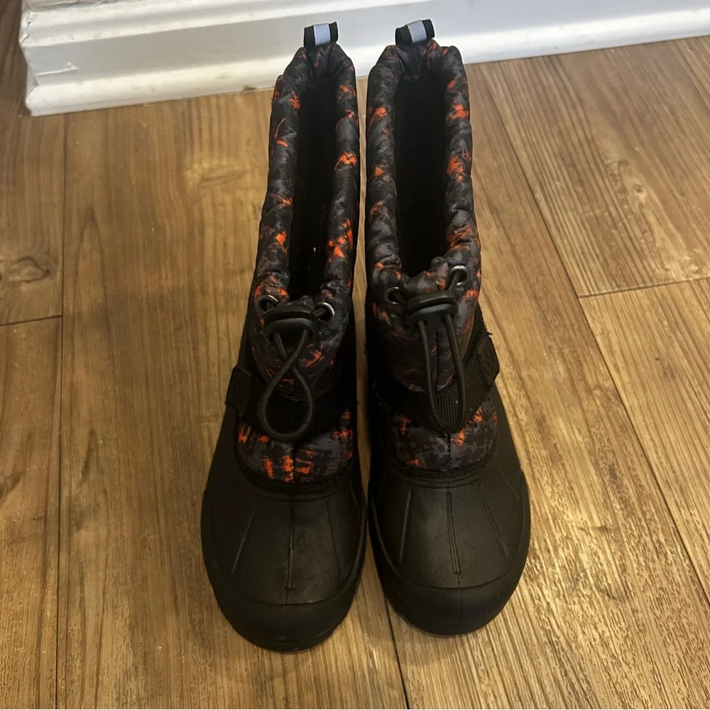 Northside Unisex Frosty Kids Orange/Black Winter Snow Boots
